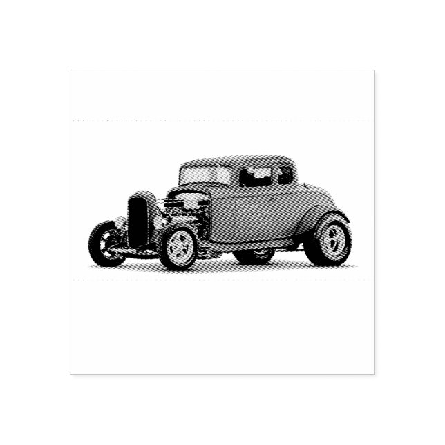 HOTROD-STEMPEL GUMMISTEMPEL (Prägung)