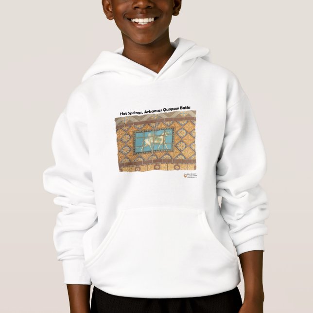 HotSprings, AR Quapaw Dome Tiles II Geschenkartike Hoodie (Vorderseite)