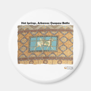 HotSprings, AR Quapaw Dome Tiles II Geschenkartike Magnet