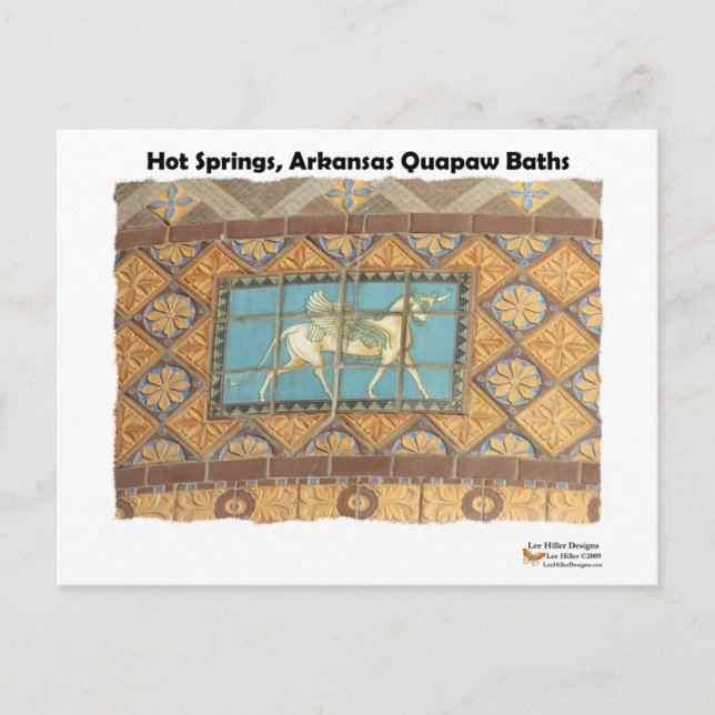 HotSprings, AR Quapaw Dome Tiles II Geschenkartike Postkarte (Vorderseite)