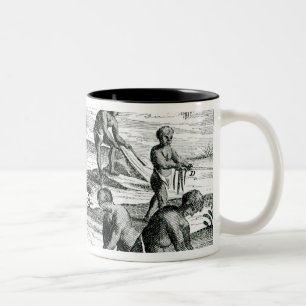 Hottentots Zweifarbige Tasse