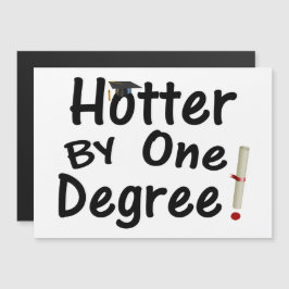 Hotter nach einem Grad Abschluss Magneteinladung