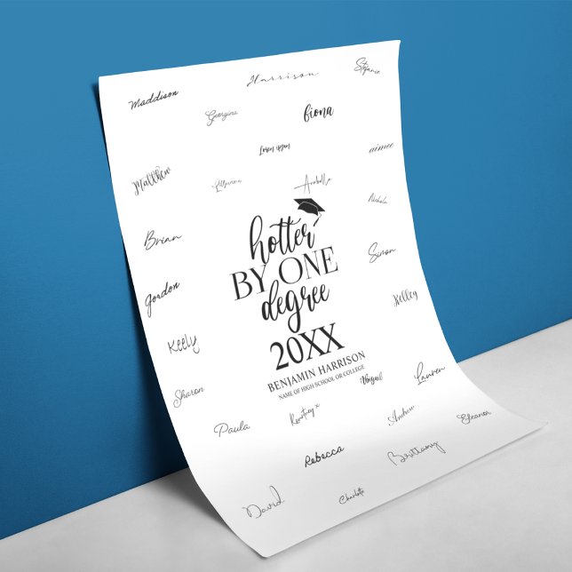 Hotter nach einem Grad Abschluss Unterschrift Poster (Von Creator hochgeladen)
