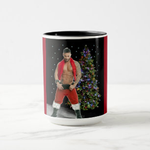 Hottest Hunk Buff Weihnachten Tasse