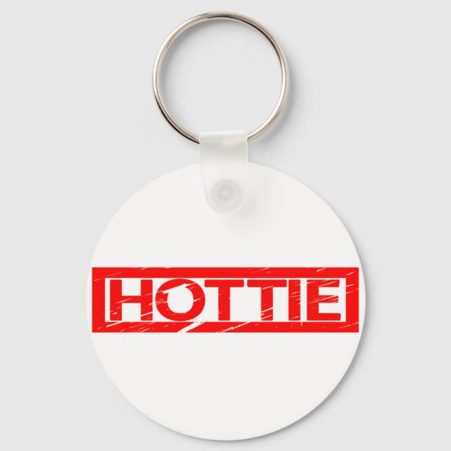 Hottie-Briefmarke Schlüsselanhänger (Vorderseite)
