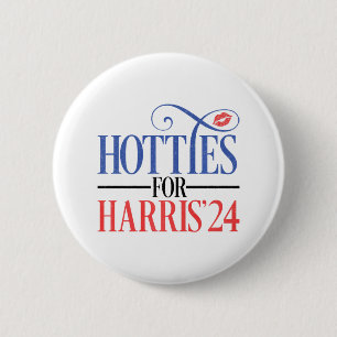 Hotties für Harris 2024 Button