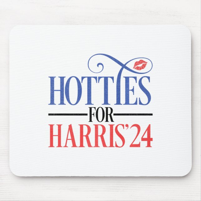 Hotties für Harris 2024 Mousepad (Vorne)