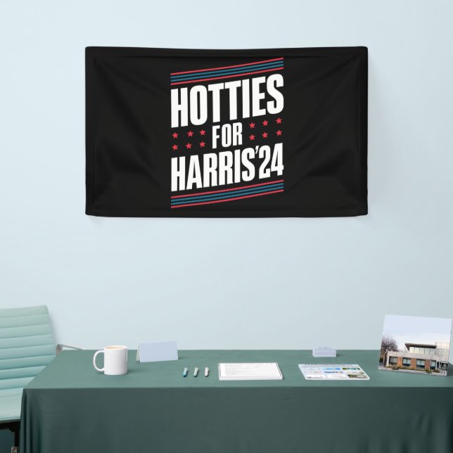 Hotties für Kamala Harris 2024 Banner (Messeveranstaltung)
