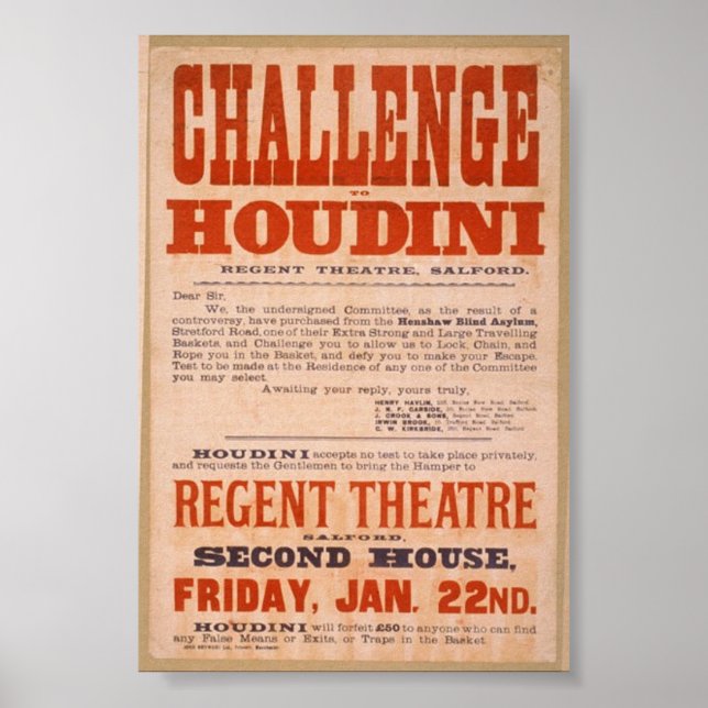 Houdini Challenge Poster (Vorne)