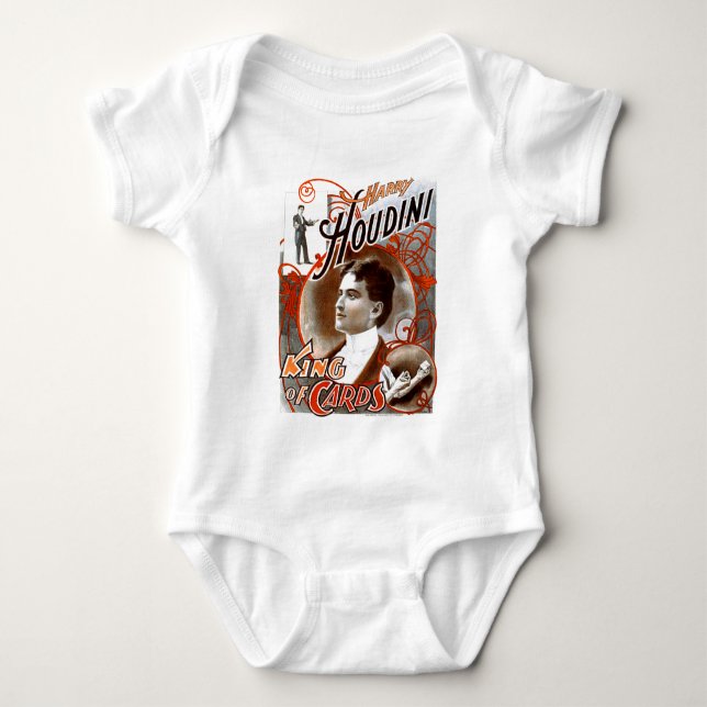 Houdini - König der Karten Baby Strampler (Vorderseite)