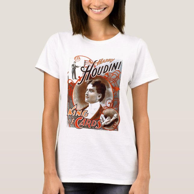 Houdini - König der Karten T-Shirt (Vorderseite)