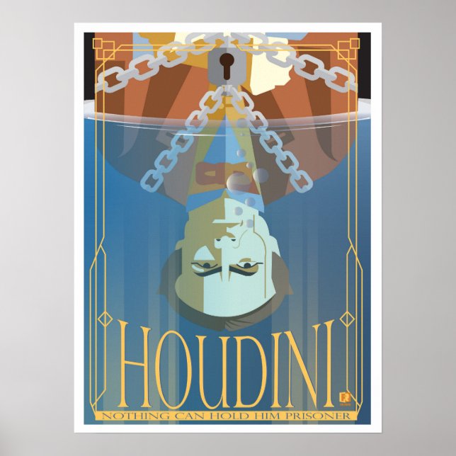 Houdini Master Escape Artist Poster (Vorne)