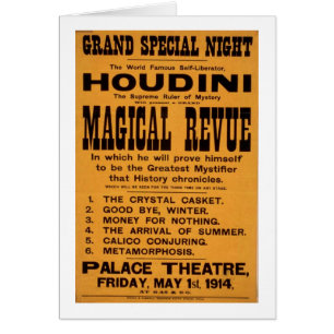 Houdini Plakat