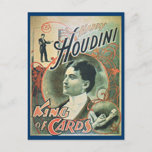 Houdini Postcard Postkarte