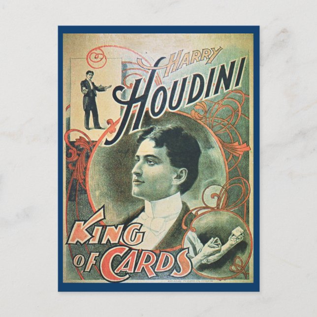 Houdini Postcard Postkarte (Vorderseite)