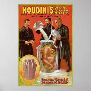 Houdinis ~ Illusionist-Vintager Poster