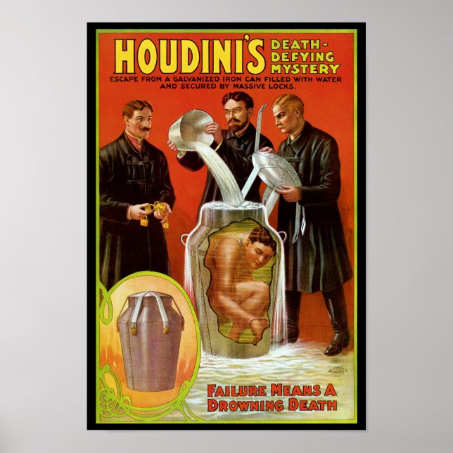 Houdinis todverachtendes Geheimnis Poster (Vorne)