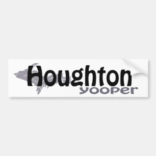 Houghton Michigan Yooper Autoaufkleber