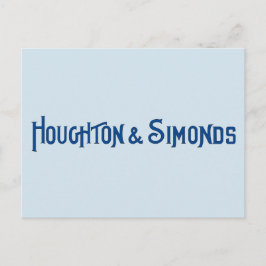 Houghton & Simonds Postcard Postkarte