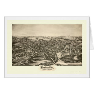 Houlton, ICH panoramische Karte - 1894