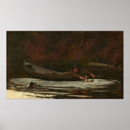 Hound and Hunter - Winslow Homer Fine Art Poster