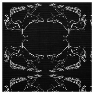 Hound Dog Art Stoff Stoff Jagdhund Muster