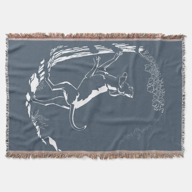 Hound Dog Blanket Jagd Hunde Kunst wirbeln Blanket Decke (Vorderseite)