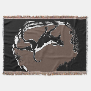 Hound Dog Blanket Jagd Hunde Kunst wirbeln Blanket Decke