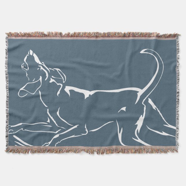 Hound Dog Blanket Jagd Hunde Kunst wirbeln Blanket Decke (Vorderseite)