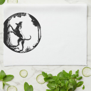 Hound Dog Handtuch Jagd Hund Kunst Handtuch