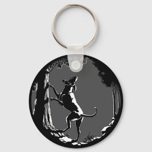 Hound Dog Keychain Hunting Dog Art Keychains Schlüsselanhänger