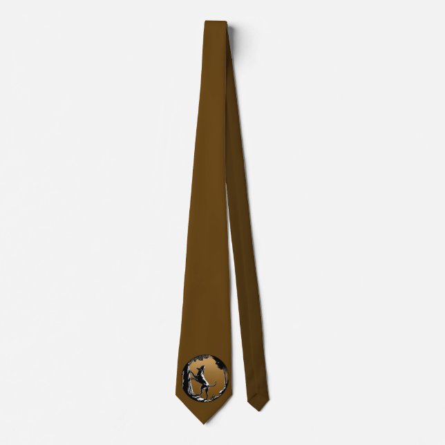 Hound Dog Krawatte Stilvolle Jagdhundin Neckties (Vorderseite)