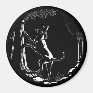 Hound Dog Magnet Jagd Hunde Kühlschrankmagnete Dek