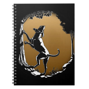 Hound Dog Notebook Dog Journal Book Notizblock