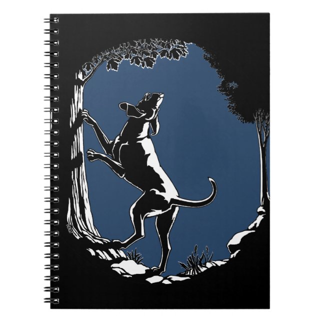 Hound Dog Notebook Dog Journal Book Notizblock (Vorderseite)