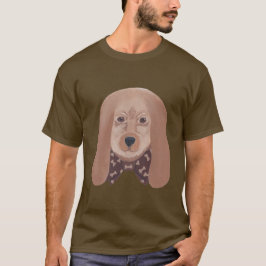Hound Hund Gesicht Knochen Krawatte Tee Shirts