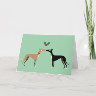 Hound kiss feiertagskarte