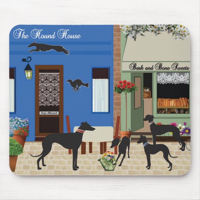 Hound on the Town  Mousepad (Vorne)