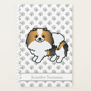 Hound Tricolor Spitz Niedlicher Hund und benutzerd Planer