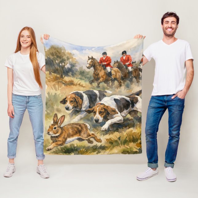 Hounds & Hare  Fleecedecke (Beispiel)