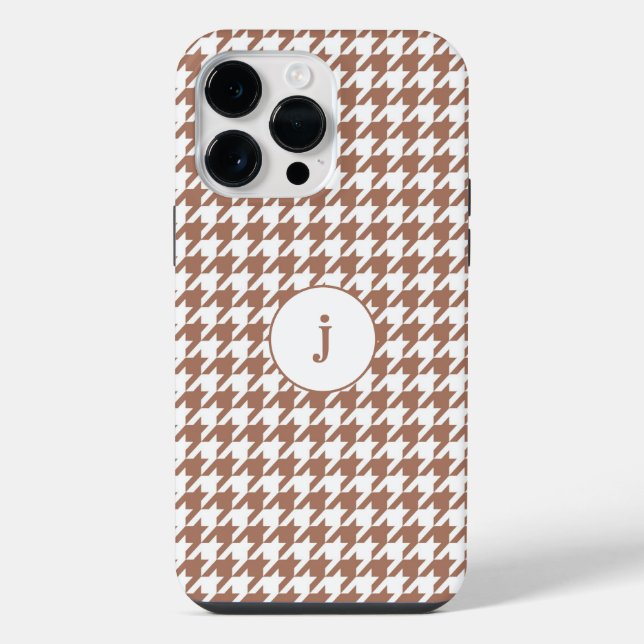 Houndstooth-Eleganz  iPhone Hülle (Rückseite)