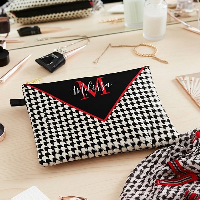 Houndstooth personalisiert  zubehörtasche (Von Creator hochgeladen)