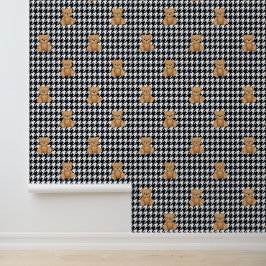 Houndstooth-Teddy Zuhause, Tapete