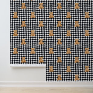 Houndstooth-Teddy Zuhause, Tapete