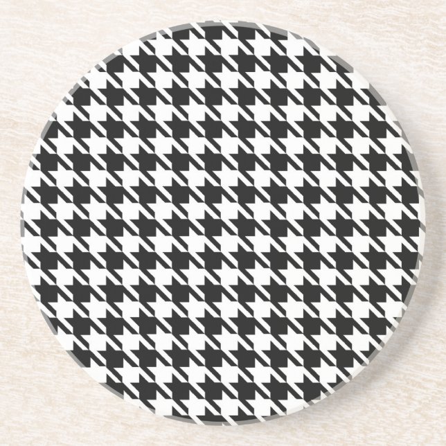 Houndstooth-Untersetzer Untersetzer (Vorne)