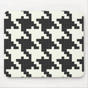 Houndszahn-Pixelstruktur Mousepad
