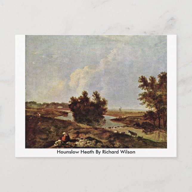 Hounslow Heath von Richard Wilson Postkarte (Vorderseite)