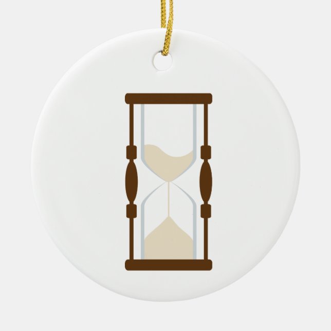 Hour Glass Keramik Ornament (Vorne)