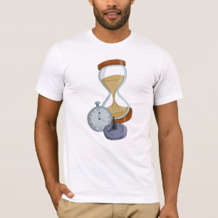 Hourglas, Sonnenuhr und Taschenuhr T-Shirt