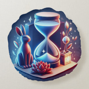 Hourglasdesign Rundes Kissen